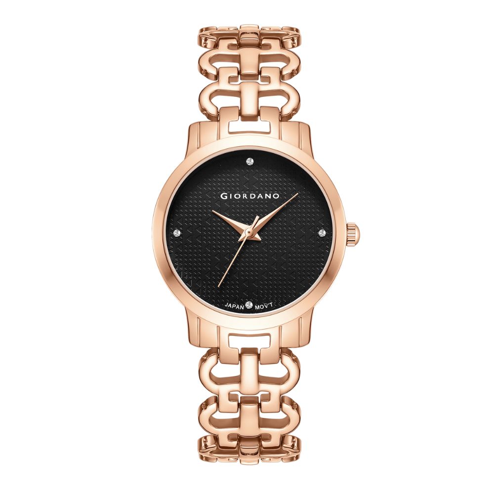 Giordano Fashionista Collection Analog Watch for Women with Classy Dial, Bracelet Strap and Stylish & Elegant Design C2204-33
