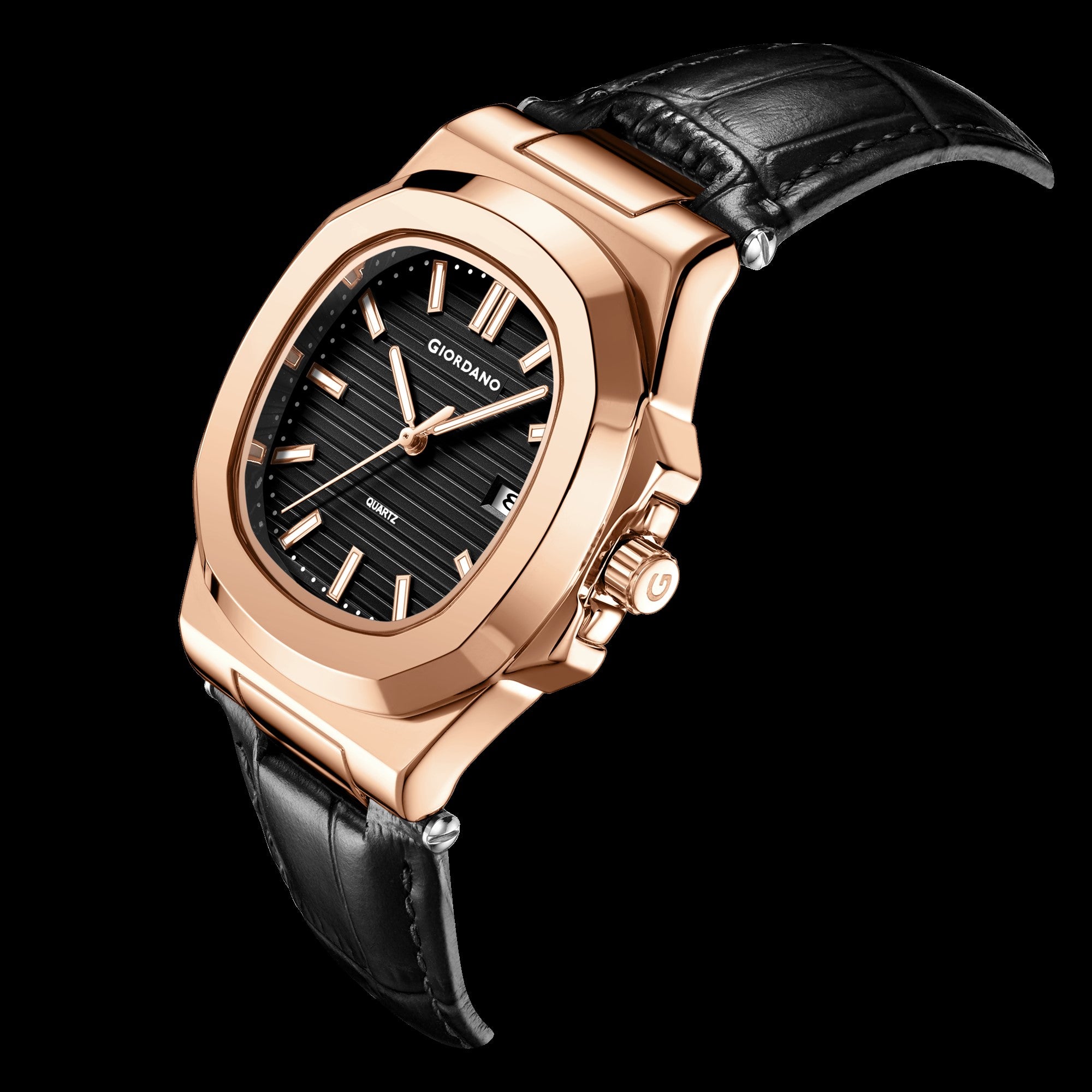 Giordano Analog Wrist Watch for Men Stylish Metal Strap with Water Resistant 3 Hand Mechanism for Men and Boys to Compliment Your Look/Ideal Gift for Male | GZ-50104-03