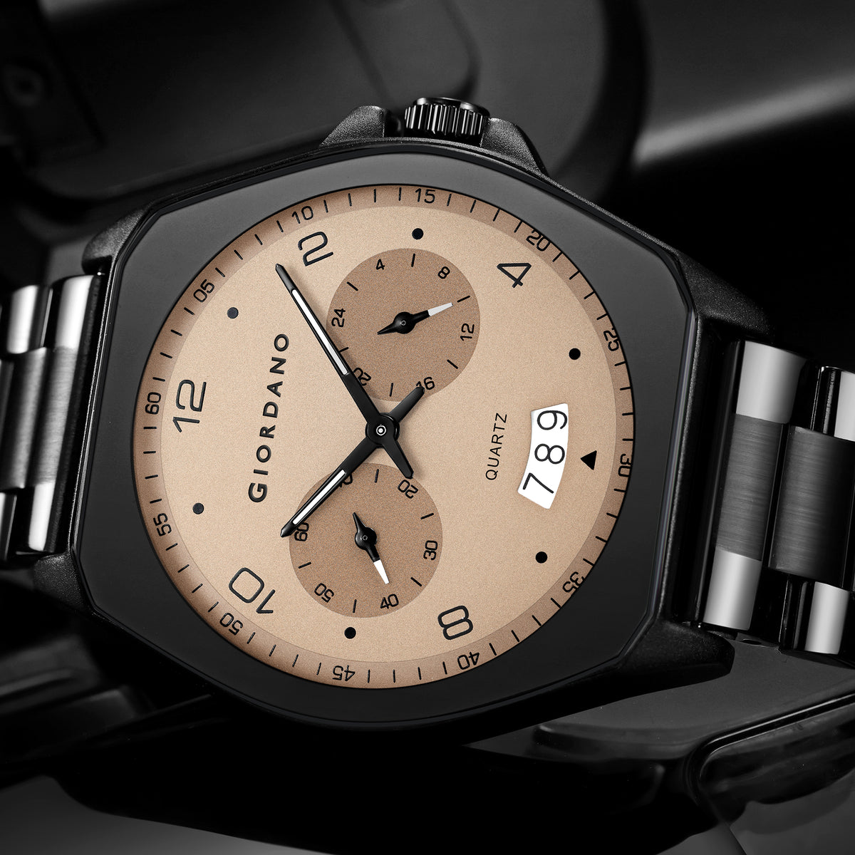 Giordano Elegant Analog Quartz Watch for Men with Multi-Function ...