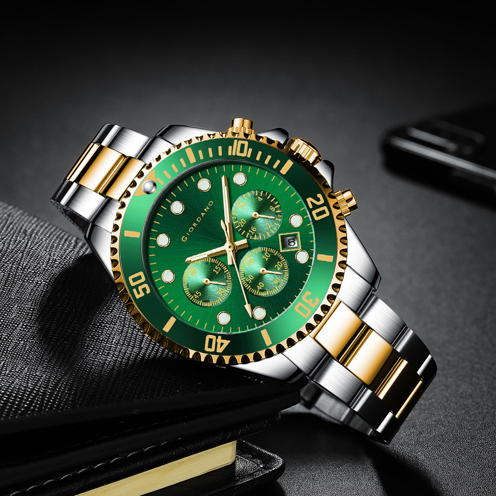Giordano Multi-Function Analog Wrist Watch for Men Water Resistant with Classy Dial and Strap|Compliment Your Look|Ideal Gift for|Men's|Boy | GZ-50085-66