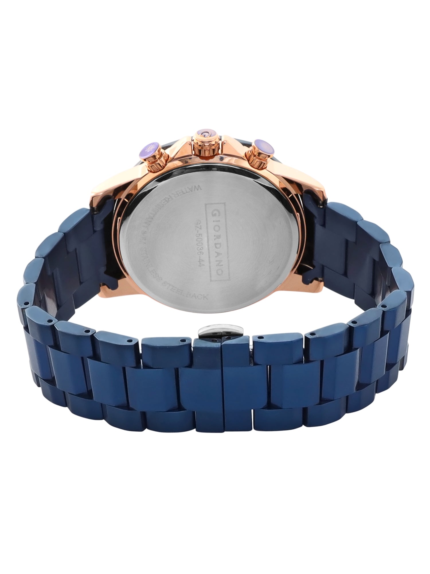 Giordano Analog Wrist Watch for Men Stylish Metal Strap with Water Resistant Multifunction Mechanism Watch GZ-50036-44