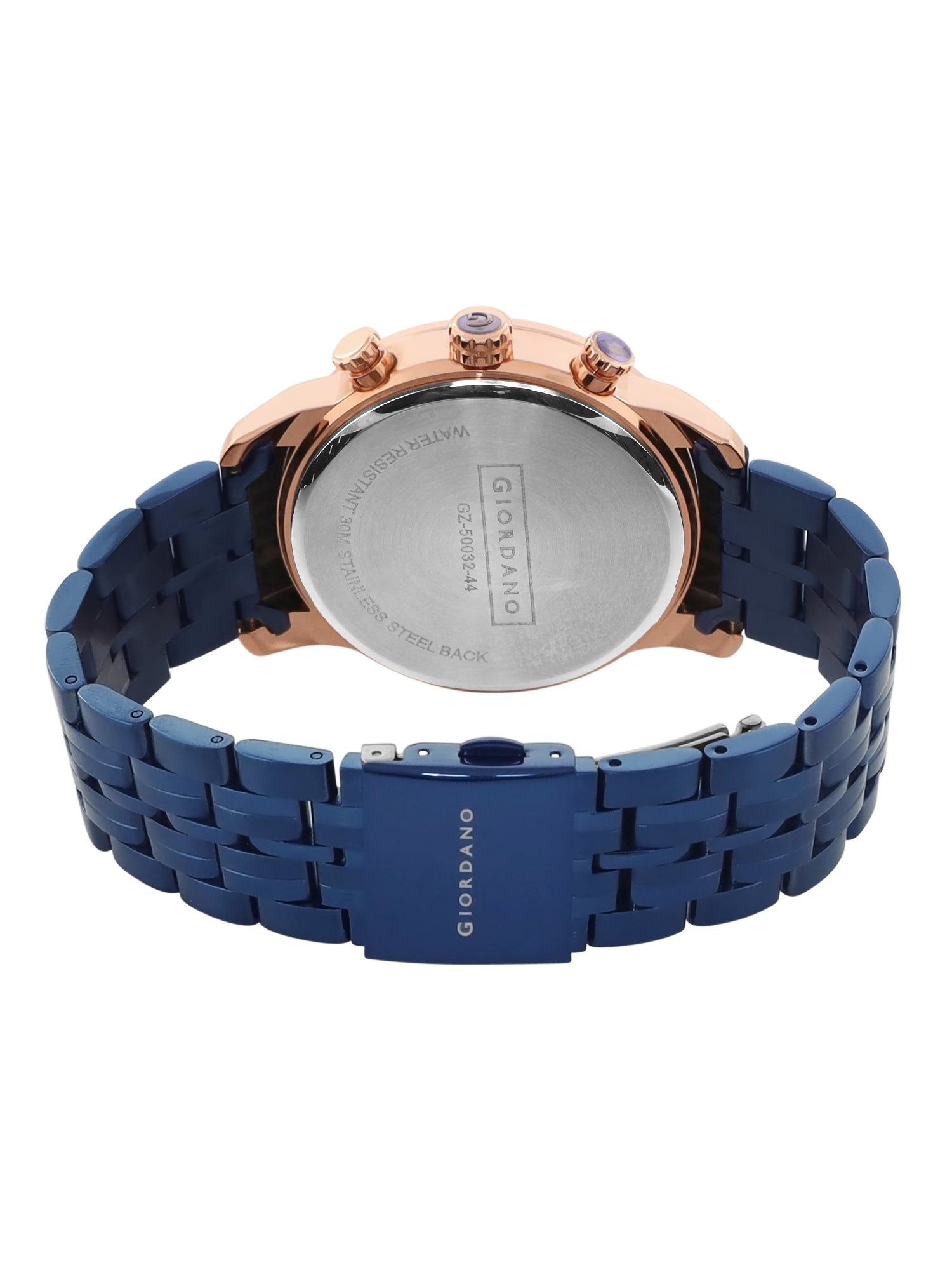 Giordano Analog Wrist Watch for Men Stylish Metal Strap with Water Resistant Multifunction Mechanism Watch GZ-50032-44