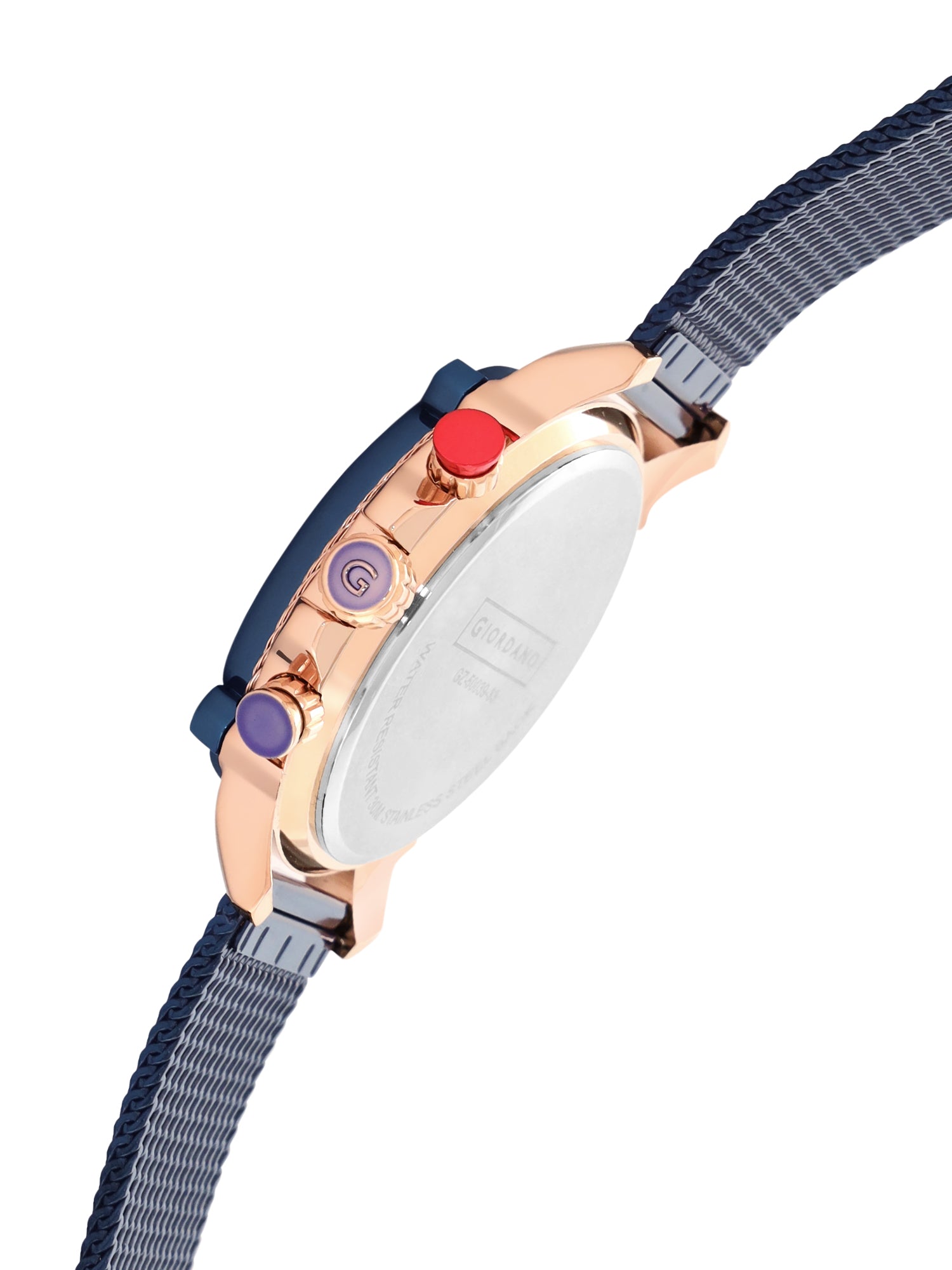 Giordano Analog Wrist Watch for Men Stylish Metal Strap with Water Resistant Multifunction Mechanism Watch | GZ-50039-33