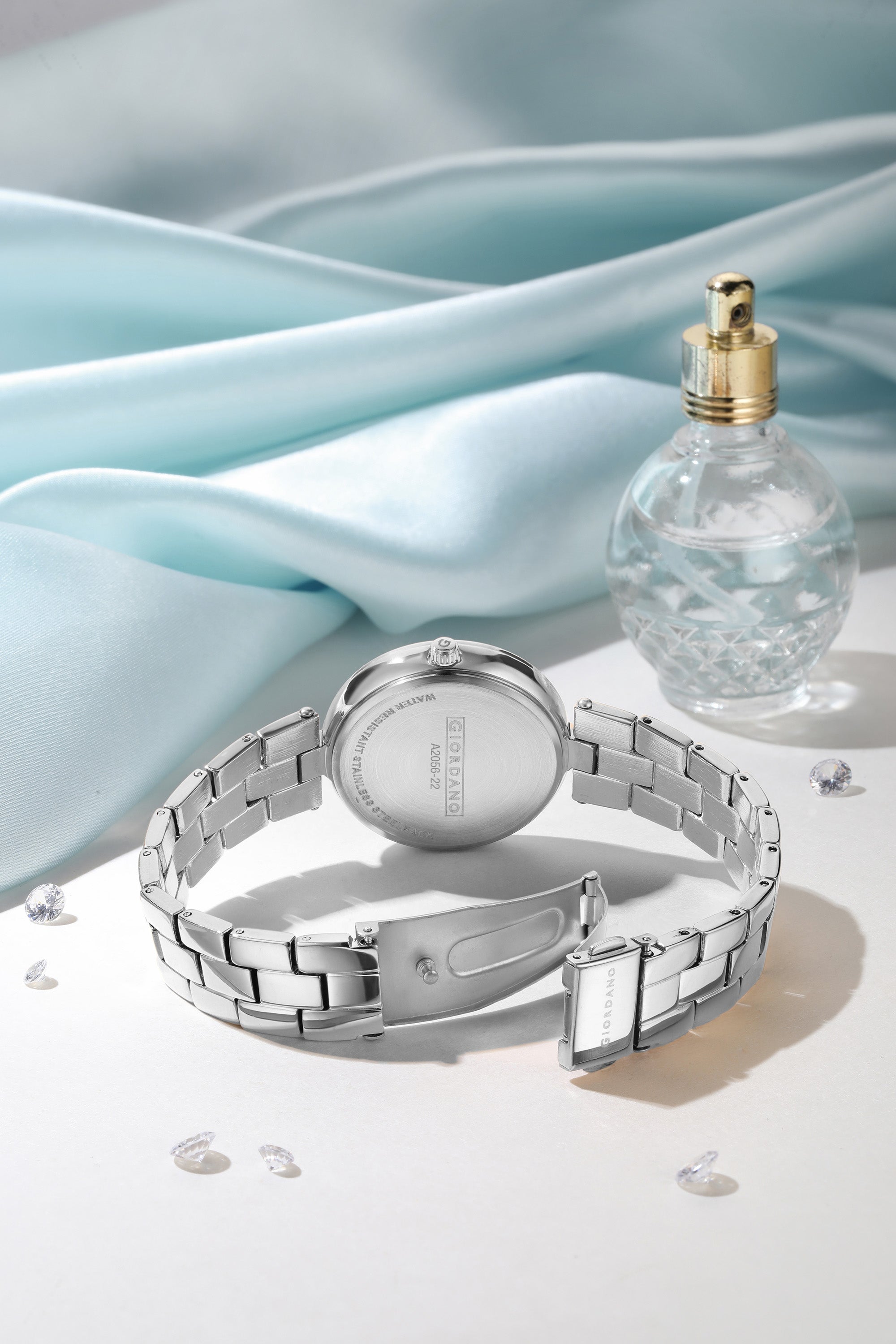 Giordano AW23 Collection Analog Stylish Wrist Watch for Women Water Resistant Classy Dial with Stainless Steel Case to Compliment Your Look | Ideal Gift for|Ladies|Girls - A2056-22