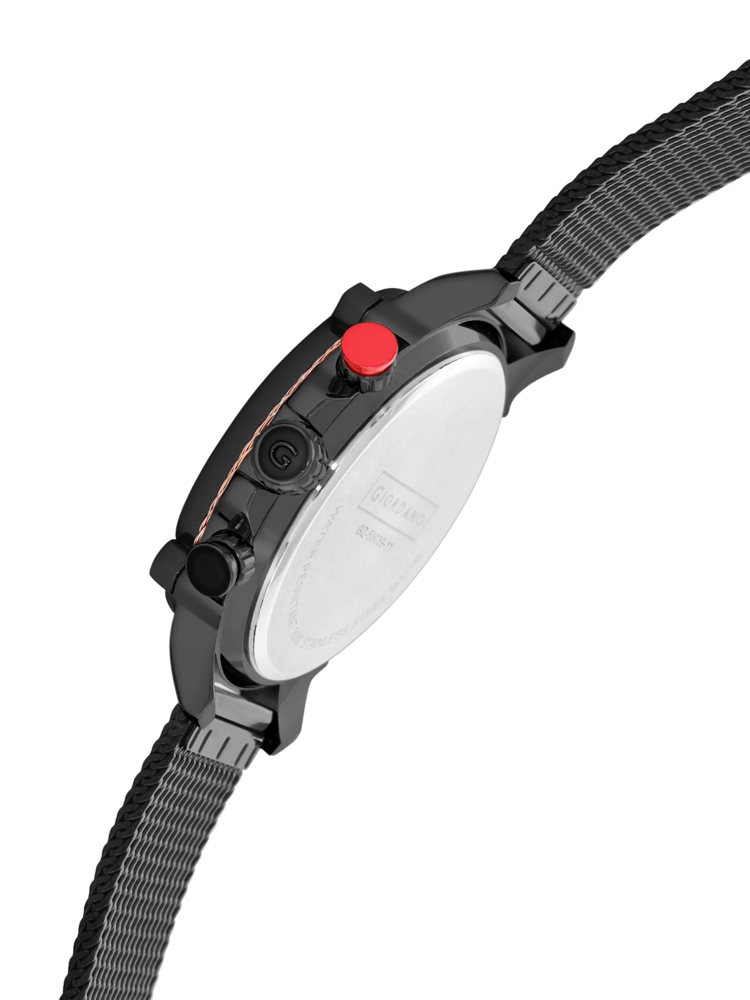 Giordano Analog Wrist Watch for Men Stylish Metal Strap with Water Resistant Multifunction Mechanism Watch | GZ-50039-11