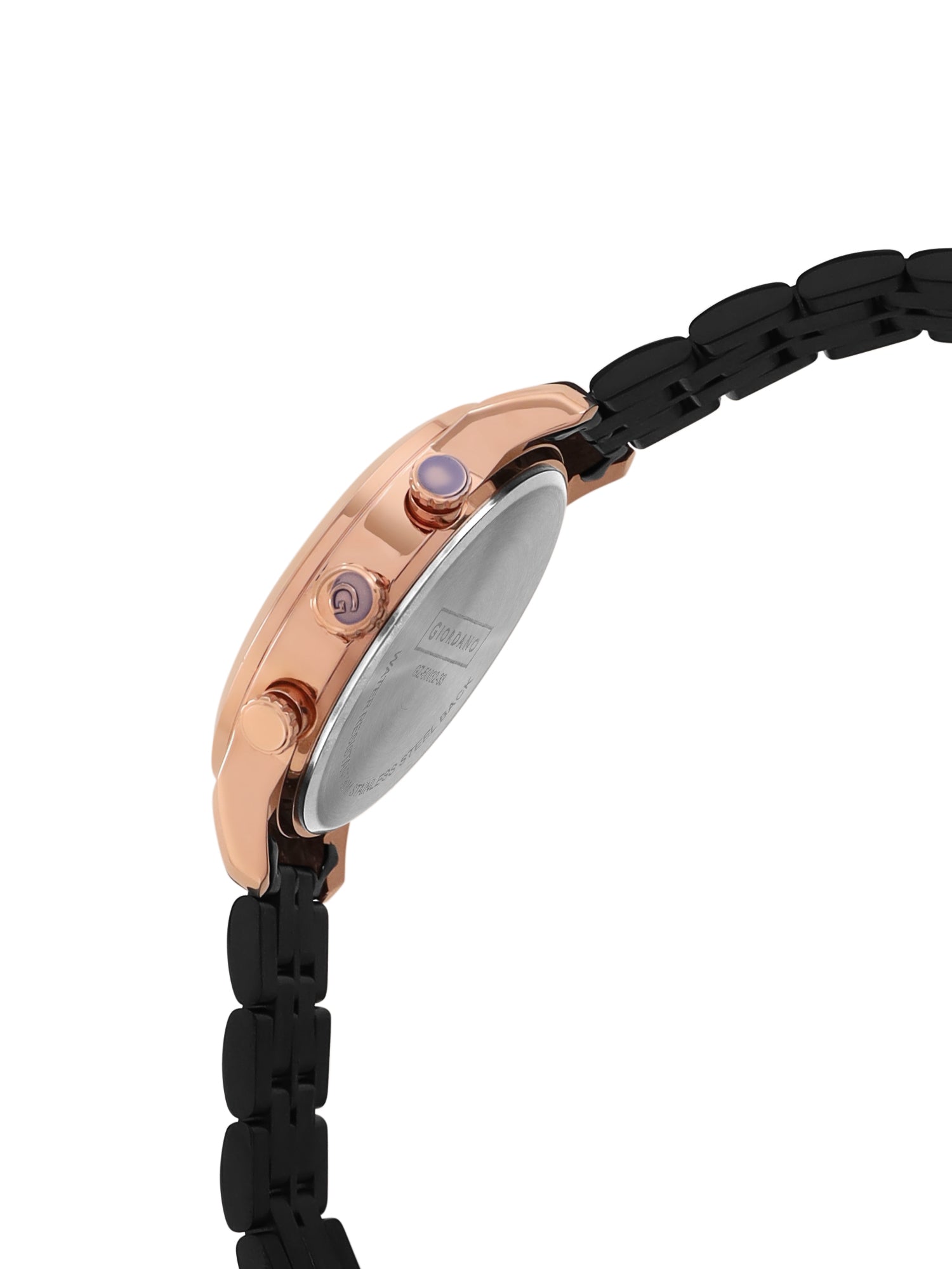 Giordano Analog Wrist Watch for Men Stylish Metal Strap with Water Resistant Multifunction Mechanism Watch GZ-50032-33