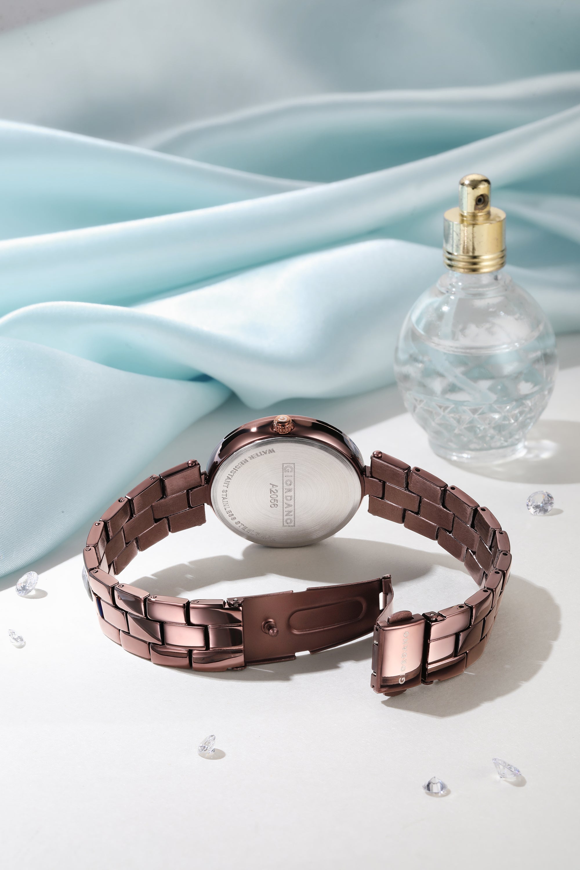 Giordano AW23 Collection Analog Stylish Wrist Watch for Women Water Resistant Classy Dial with Stainless Steel Case to Compliment Your Look | Ideal Gift for|Ladies|Girls - A2056