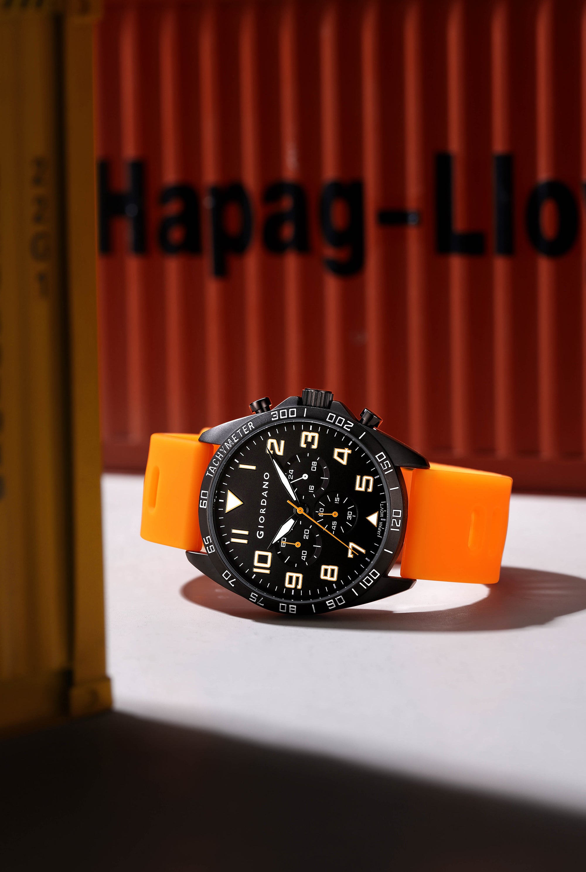 Giordano Multi Function - Performance Sport Watch for Men with Stopwatch Function & Silicon Strap | GZ-50092-01