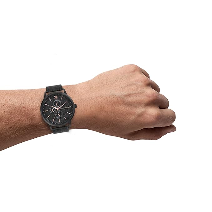 Giordano Analogue Watch for Men with Stylish Mesh Band with Water Resistant Casual Wrist Watch to Complement Your Party Look | GD-50008-22