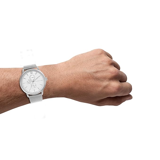 Giordano Analogue Watch for Men with Stylish Mesh Band with Water Resistant Casual Wrist Watch to Complement Your Party Look | GD-50008-11