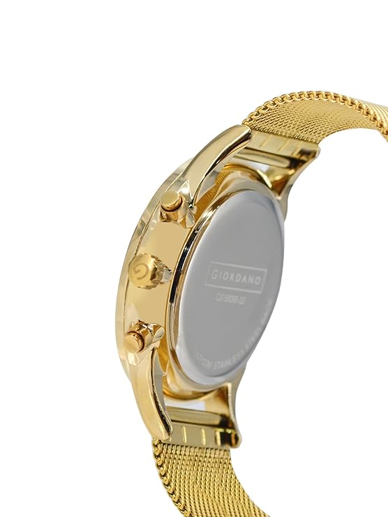 Giordano Multi Function - Performance Sport Watch for Men with Stopwatch Function & Mesh Metal Strap | GZ-50095-22