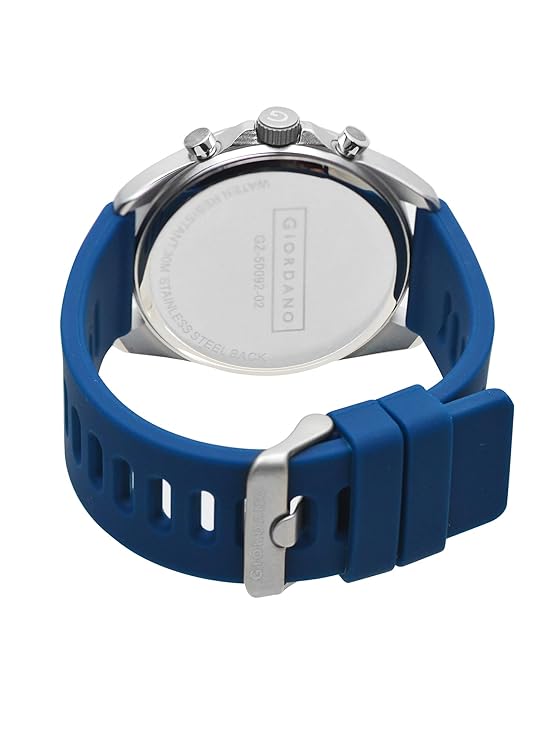 Giordano Multi Function - Performance Sport Watch for Men with Stopwatch Function & Silicon Strap | GZ-50092-02