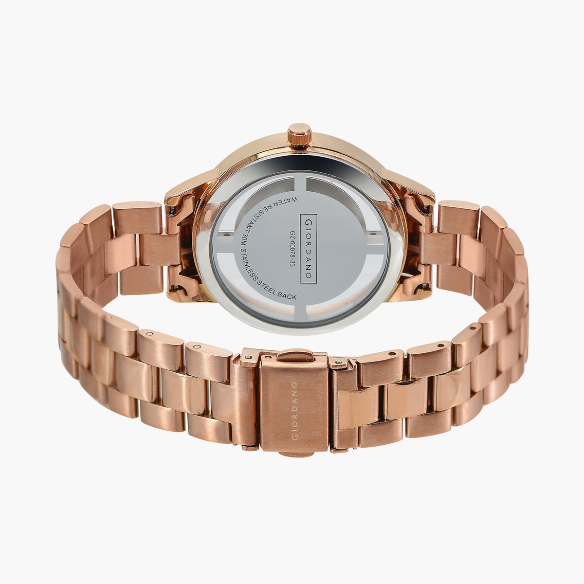 Giordano Analog Stylish Watch for Women Water Resistant Fashion Watch Round Shape with 3 Hand Mechanism Wrist Watch to Compliment Your Look/Ideal Gift for Female | GZ-60078-33