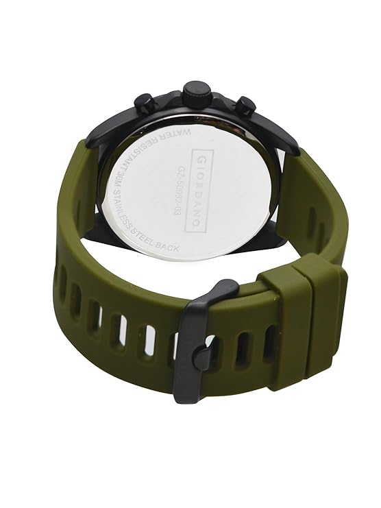 Giordano Multi Function - Performance Sport Watch for Men with Stopwatch Function & Silicon Strap | GZ-50092-03