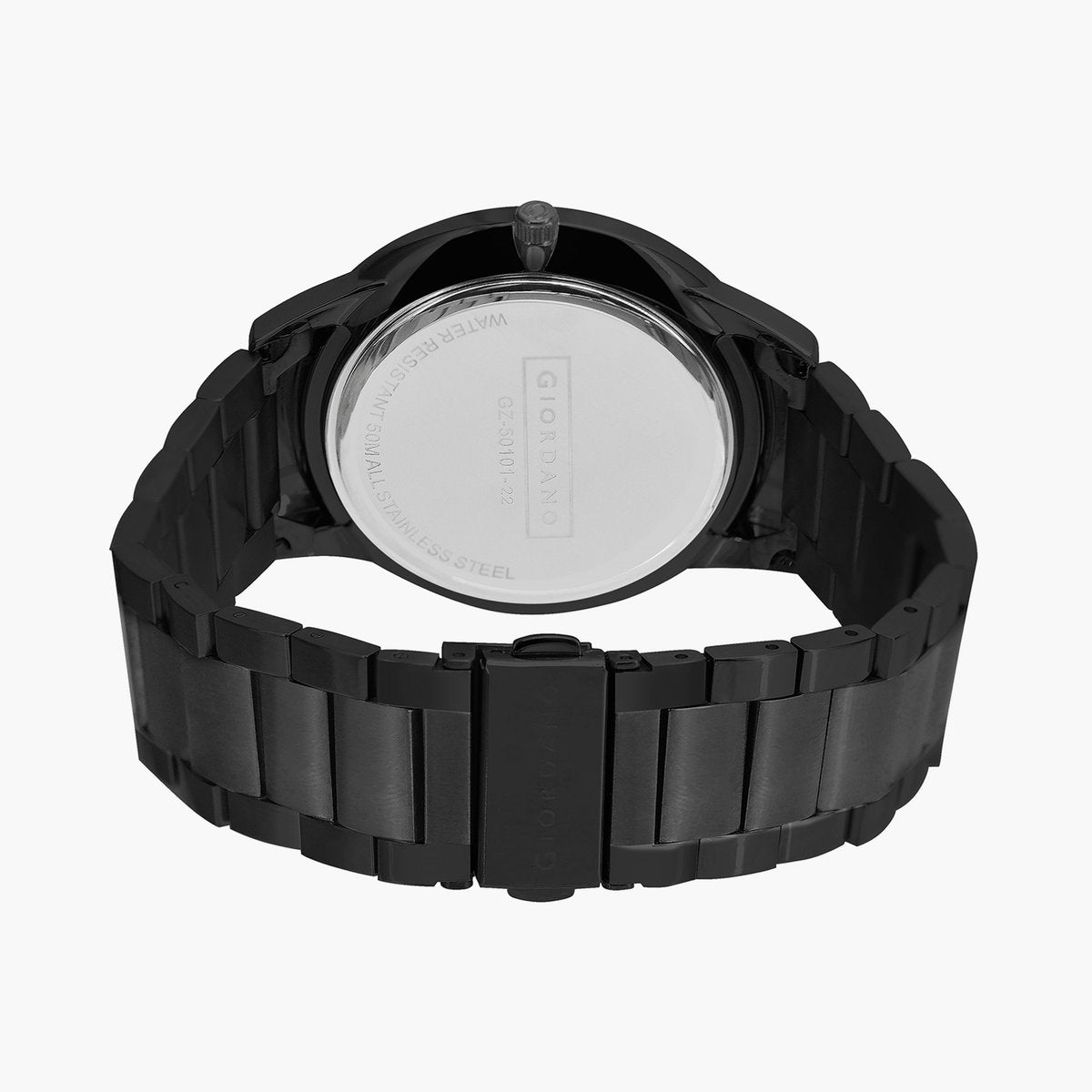 Giordano Classic Analog Watch for Men with Diamond Marked Dial and Stainless Steel Strap | GZ-50101-22