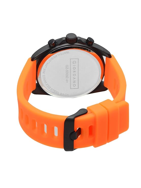 Giordano Multi Function - Performance Sport Watch for Men with Stopwatch Function & Silicon Strap | GZ-50092-01