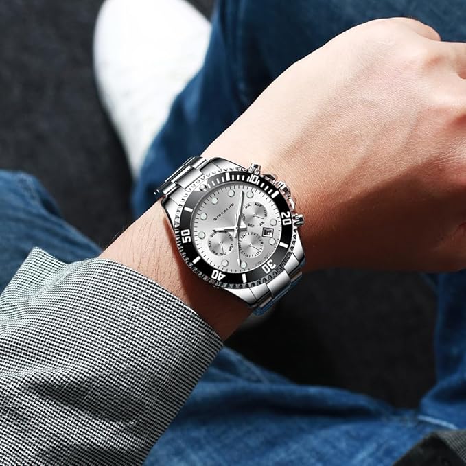 Giordano Multi-Function Analog Wrist Watch for Men Water Resistant with Classy Dial and Strap|Compliment Your Look|Ideal Gift for|Men's|Boy | GZ-50085-22