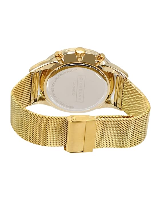 Giordano Multi Function - Performance Sport Watch for Men with Stopwatch Function & Mesh Metal Strap | GZ-50095-22