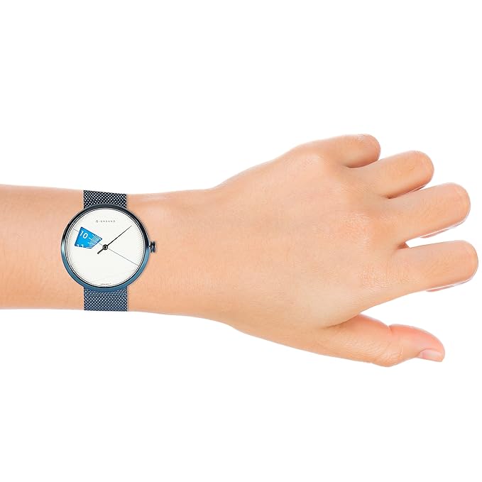 Giordano Analog Watch for Men’s with Color Variant, Stylish Watch Wired Metal Mesh Band, Wrist Watch for Men & Boys to Compliment Your Look/Ideal Gift for Men's | GZ-50050-33