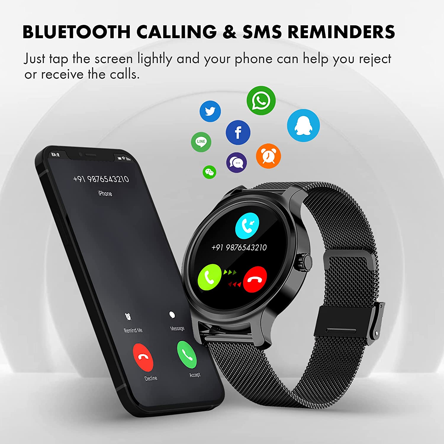 Giordano Smartwatch | GT01-BK