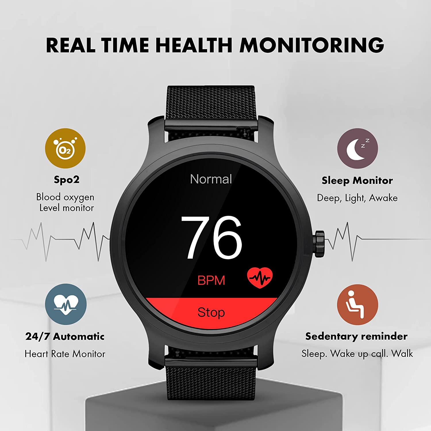 Giordano Smartwatch | GT01-BK