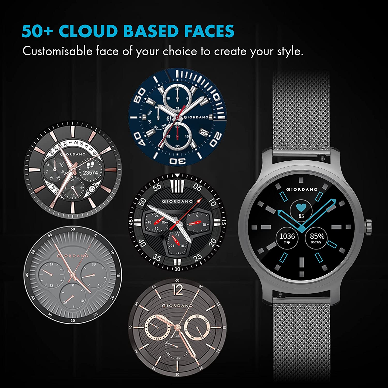 Giordano Smartwatch | GT01-SS