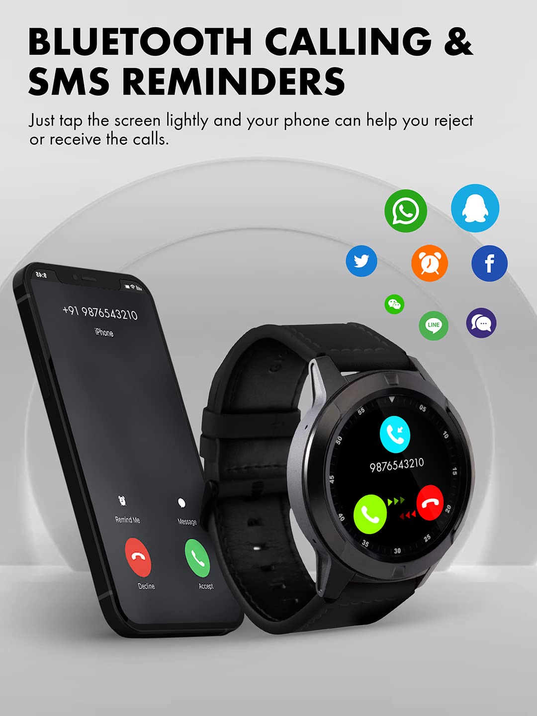 Giordano Smartwatch | GT04-BK