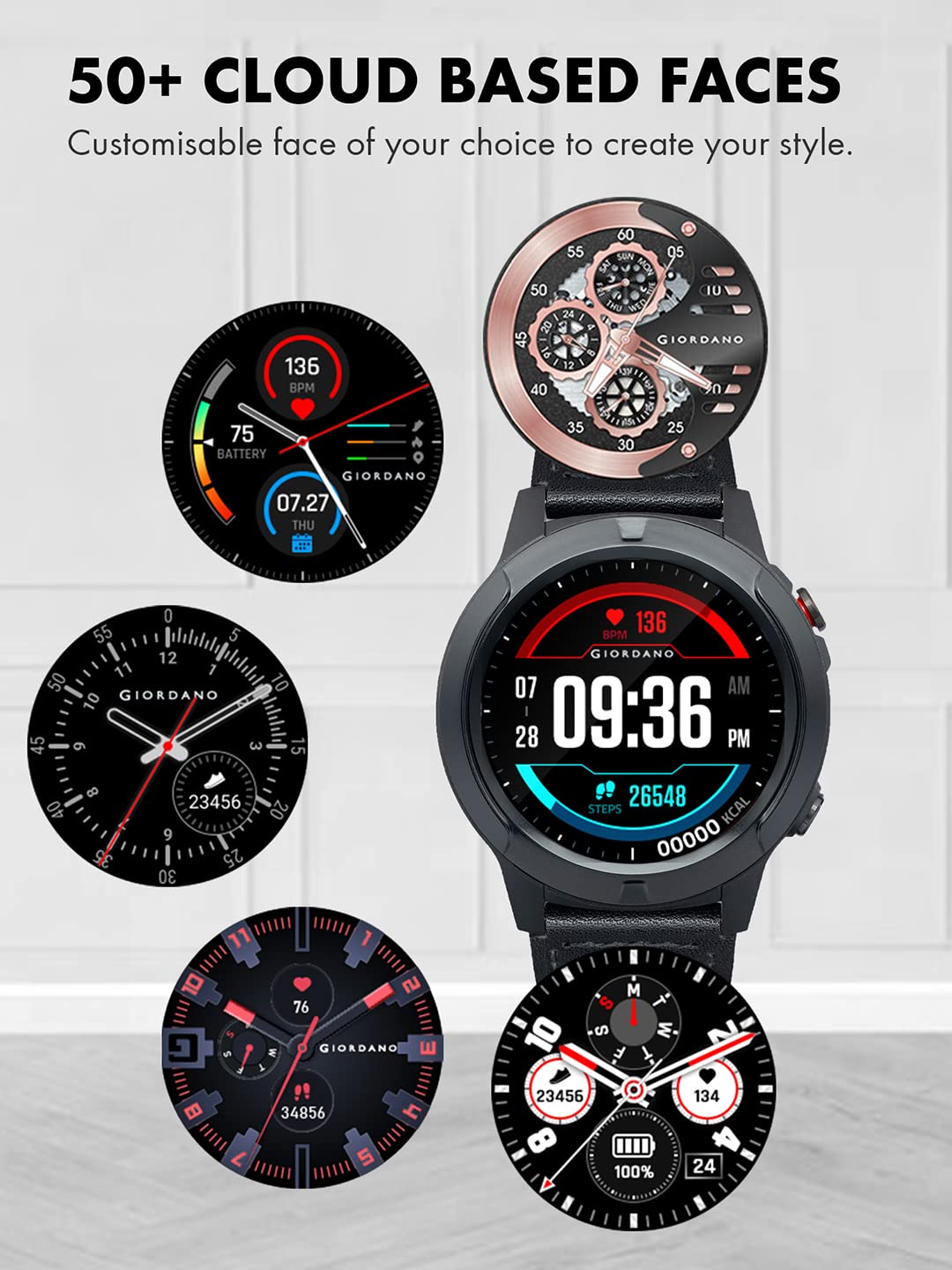 Giordano Smartwatch | GT04-BK