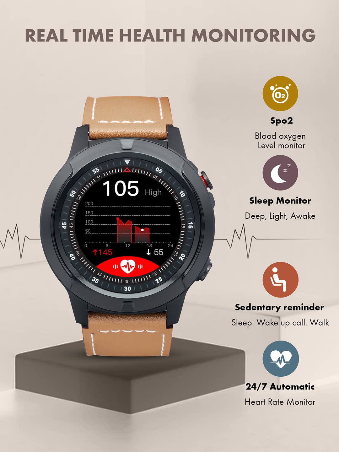 Giordano Smartwatch | GT04-BR