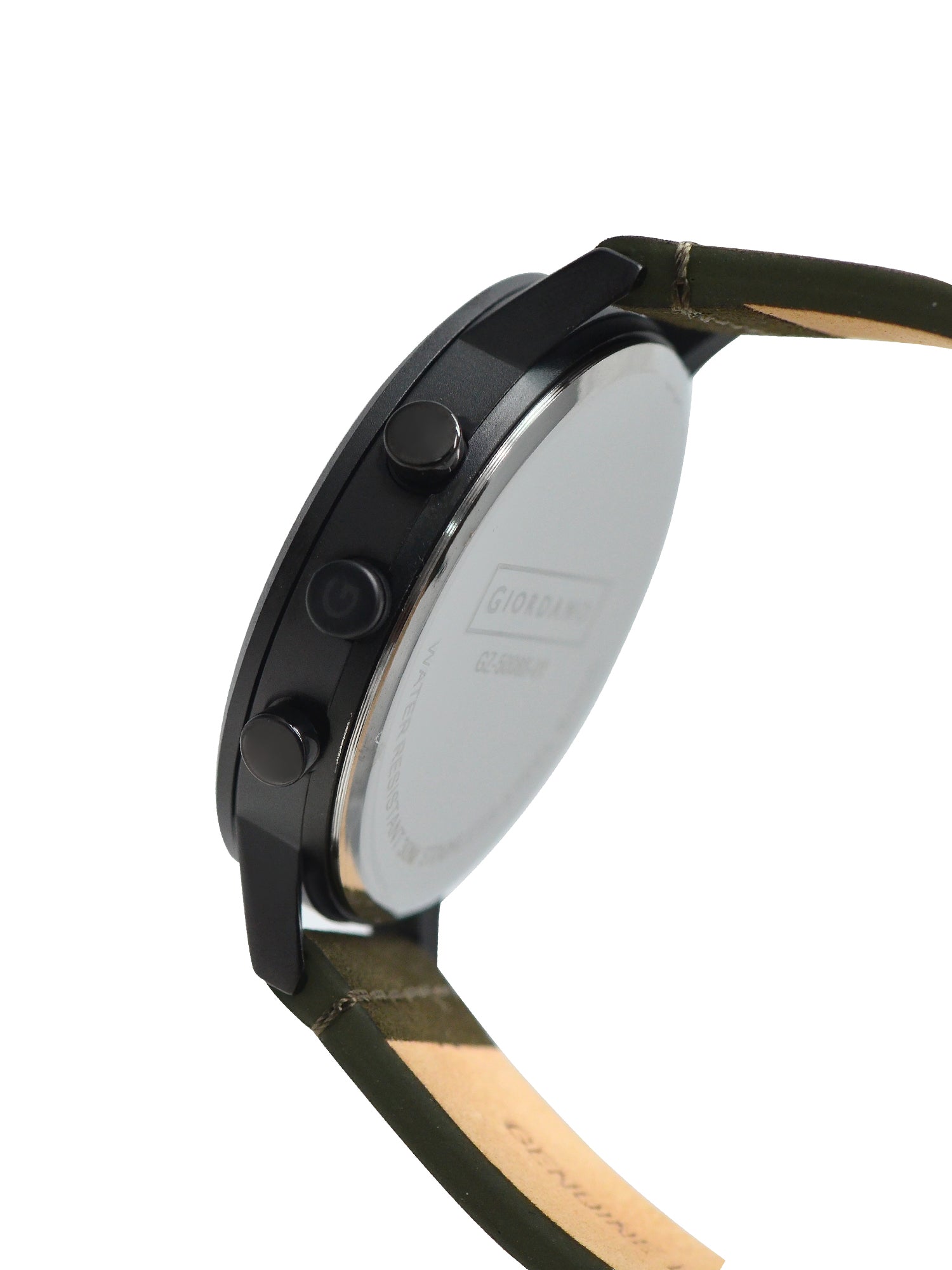 Giordano Analog Sporty Multi-Functional Watch for Men with Round Shape dial and Leather Strap | GZ-50088-01