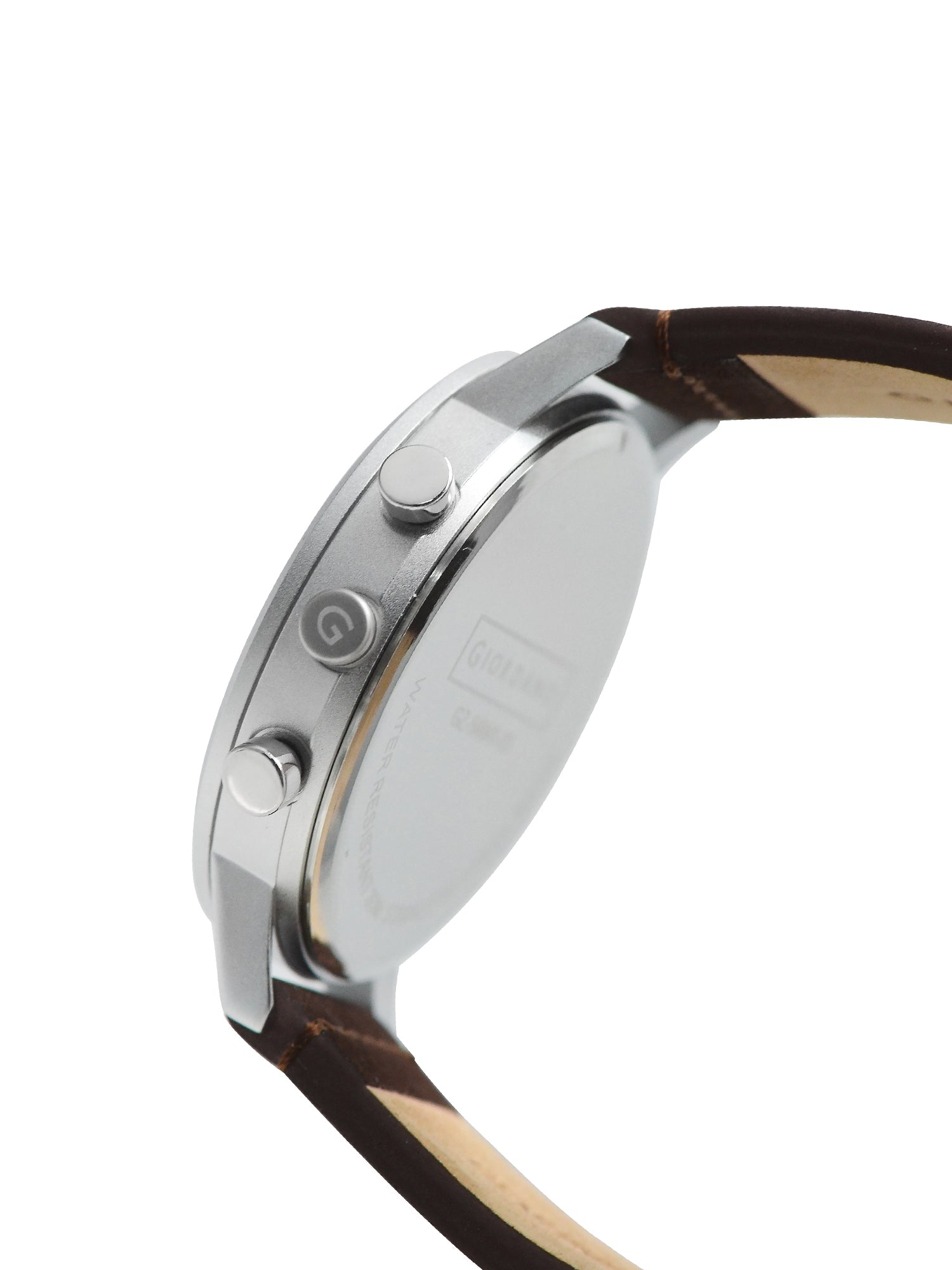 Giordano Analog Sporty Multi-Functional Watch for Men with Round Shape dial and Leather Strap | GZ-50088-03