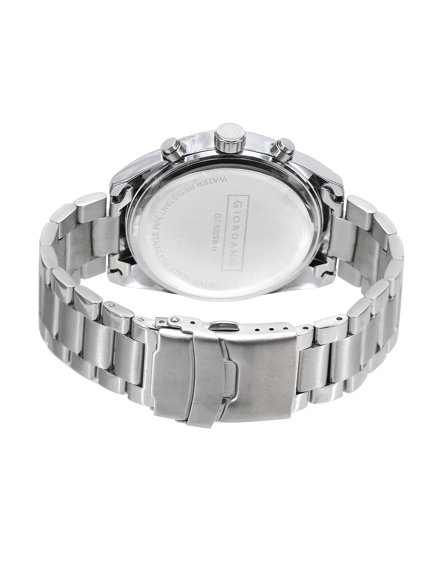 Giordano Multi Function Watch for Men with Round dial, Luminous Hands and Stainless Steel Strap | GZ-50096-11