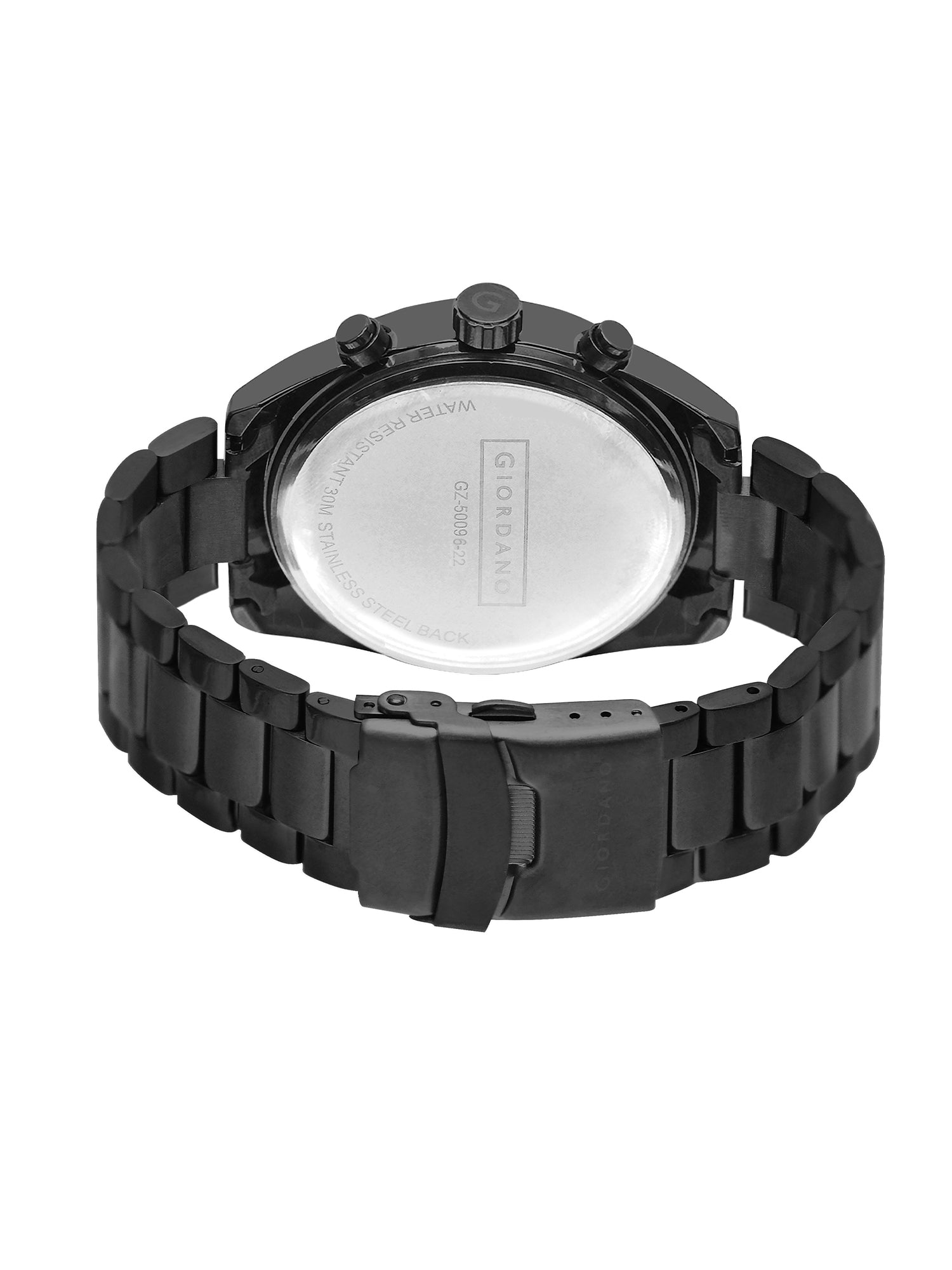 Giordano Multi Function Watch for Men with Round dial, Luminous Hands and Stainless Steel Strap | GZ-50096-22