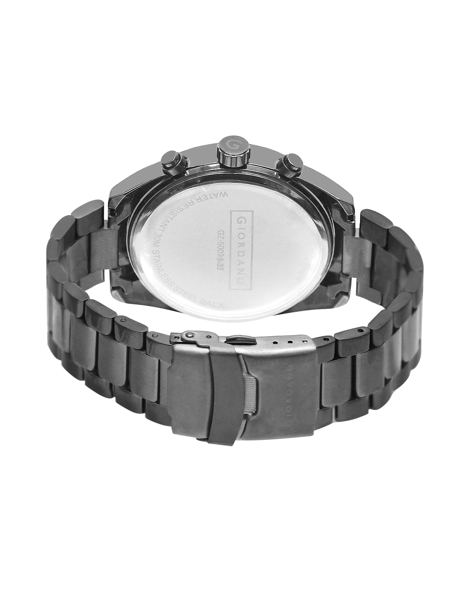 Giordano Multi Function Watch for Men with Round dial, Luminous Hands and Stainless Steel Strap | GZ-50096-33