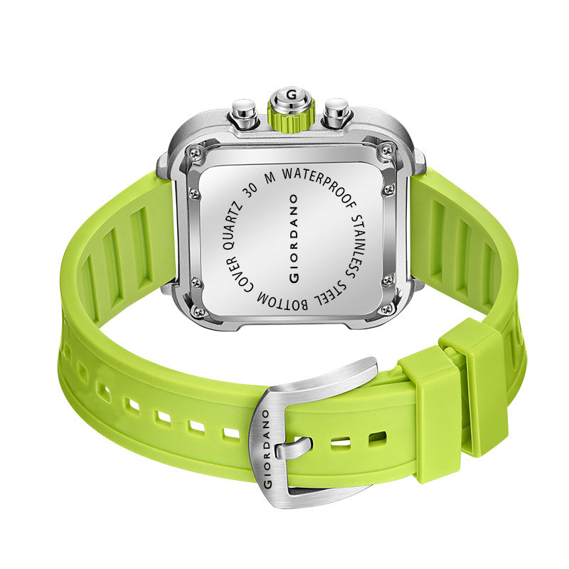 Giordano Multifunction Watch for Men - Perfect Blend of Style and Utility” | Water Resistant Square dial Unique Design Wrist Watch for Man | Best Gift for Males | GZ-50099-01
