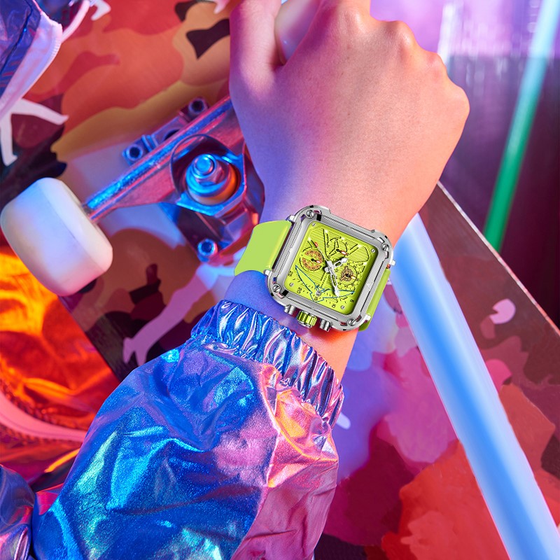 Giordano Multifunction Watch for Men - Perfect Blend of Style and Utility” | Water Resistant Square dial Unique Design Wrist Watch for Man | Best Gift for Males | GZ-50099-01