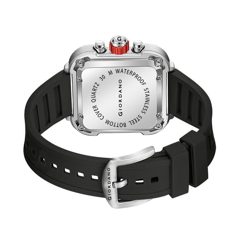Giordano Multifunction Watch for Men - Perfect Blend of Style and Utility” | Water Resistant Square dial Unique Design Wrist Watch for Man | Best Gift for Males | GZ-50099-02