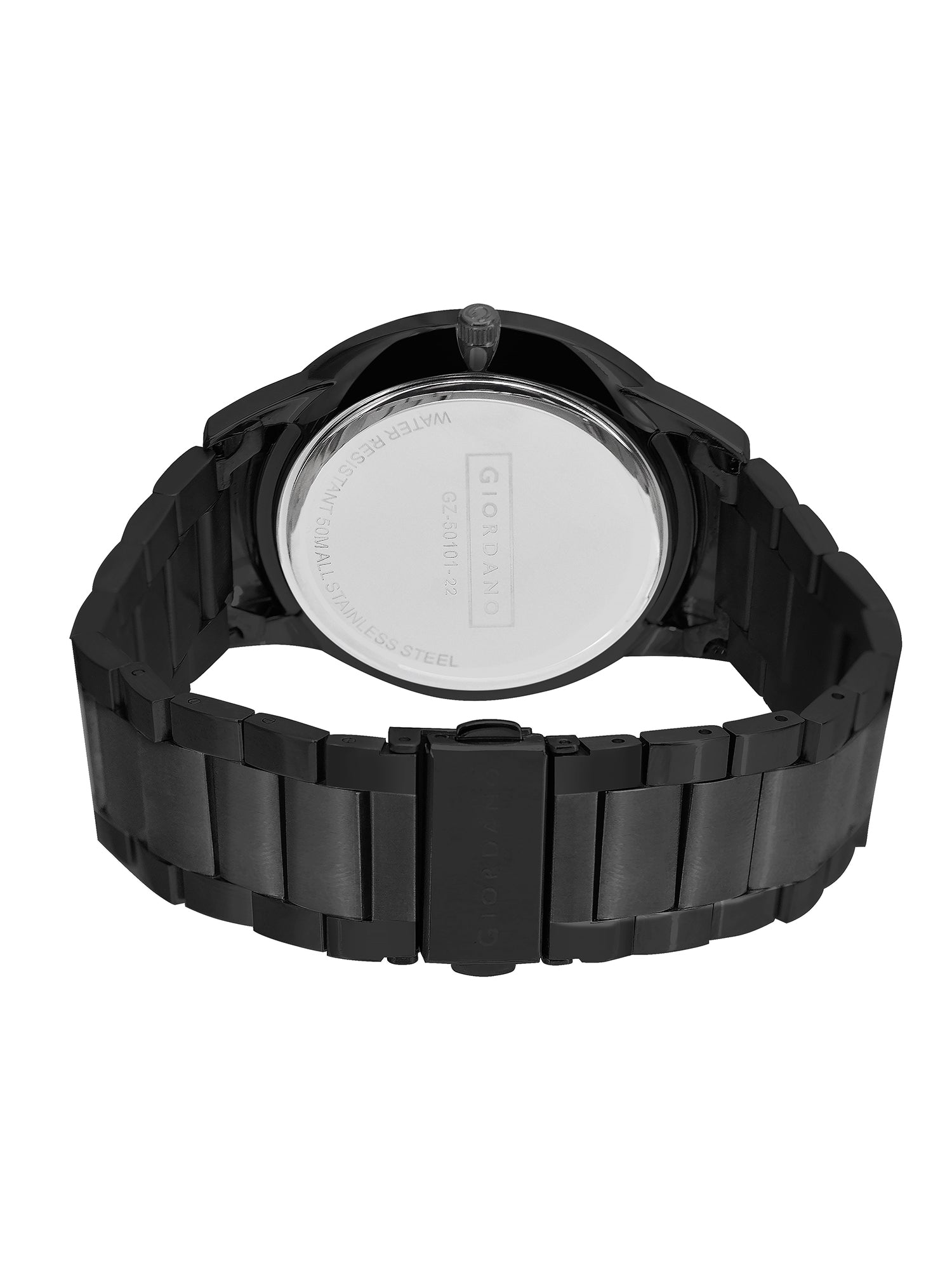 Giordano Classic Analog Watch for Men with Diamond Marked Dial and Stainless Steel Strap | GZ-50101-22