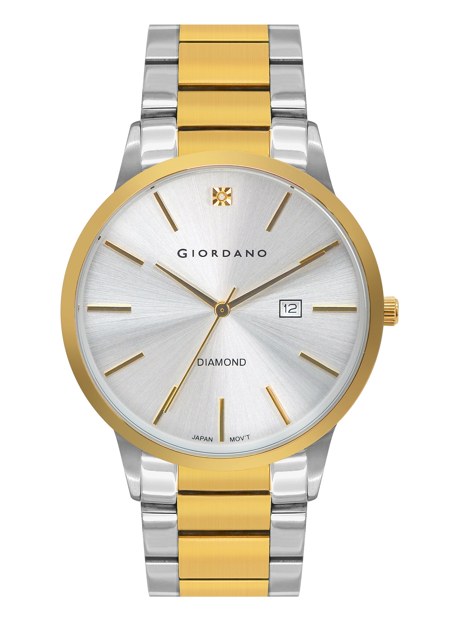 Giordano Analog Stylish Watch for Men & Boys Water Resistant Fashion Watch Round Shape with 3 Hand Mechanism Wrist Watch to Compliment Your Look/Ideal Gift for Male | GZ-50101-44