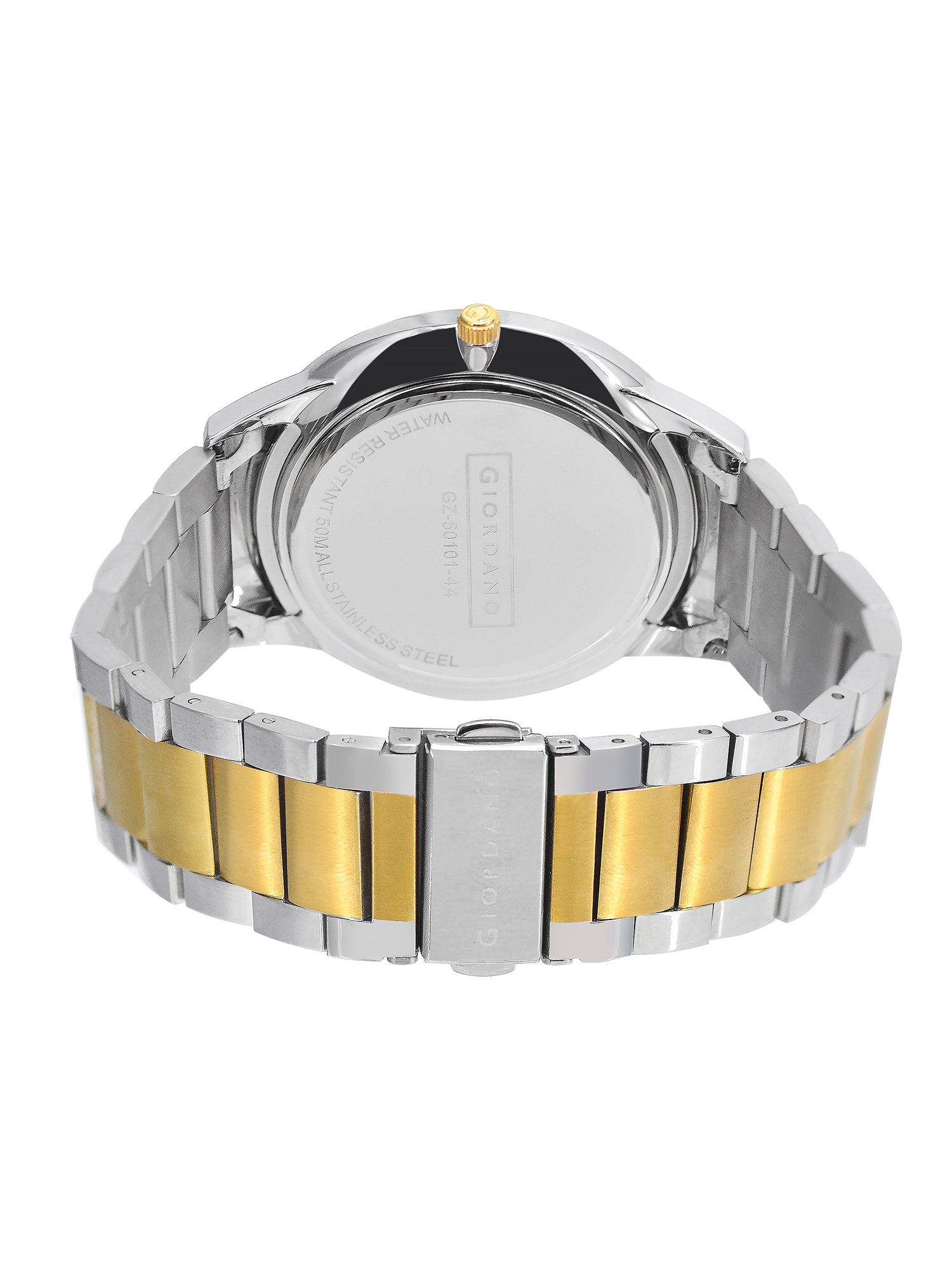 Giordano Analog Stylish Watch for Men & Boys Water Resistant Fashion Watch Round Shape with 3 Hand Mechanism Wrist Watch to Compliment Your Look/Ideal Gift for Male | GZ-50101-44