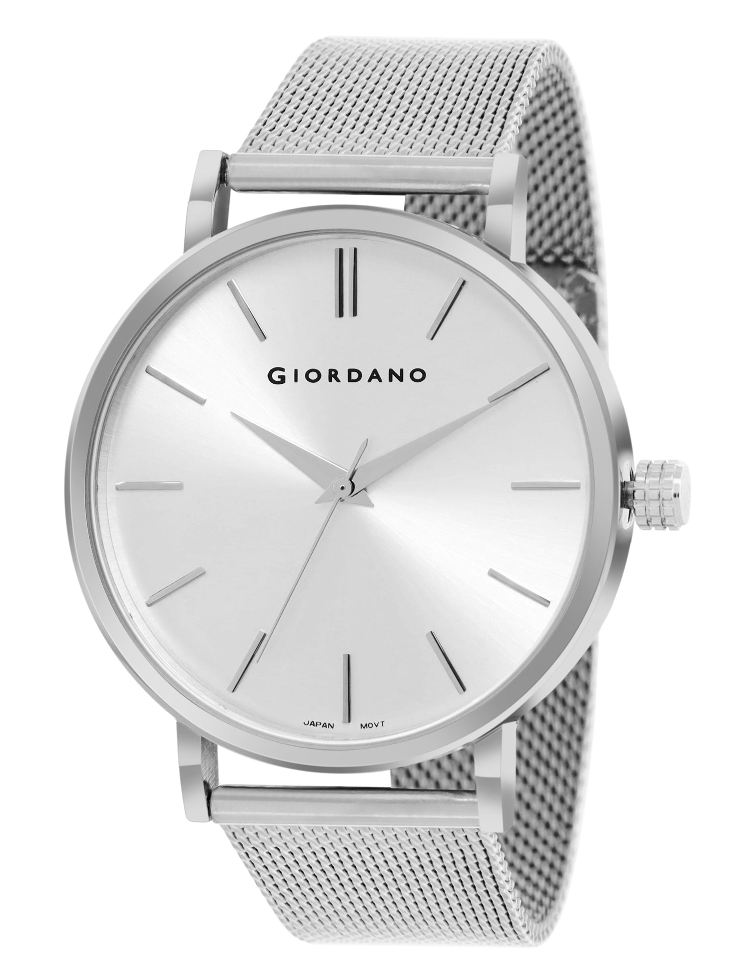 Giordano Analog Watch for Men Stylish Metal Strap| 3 Hands Mechanism with Water Resistant Wrist Watch | GZ-50108-11