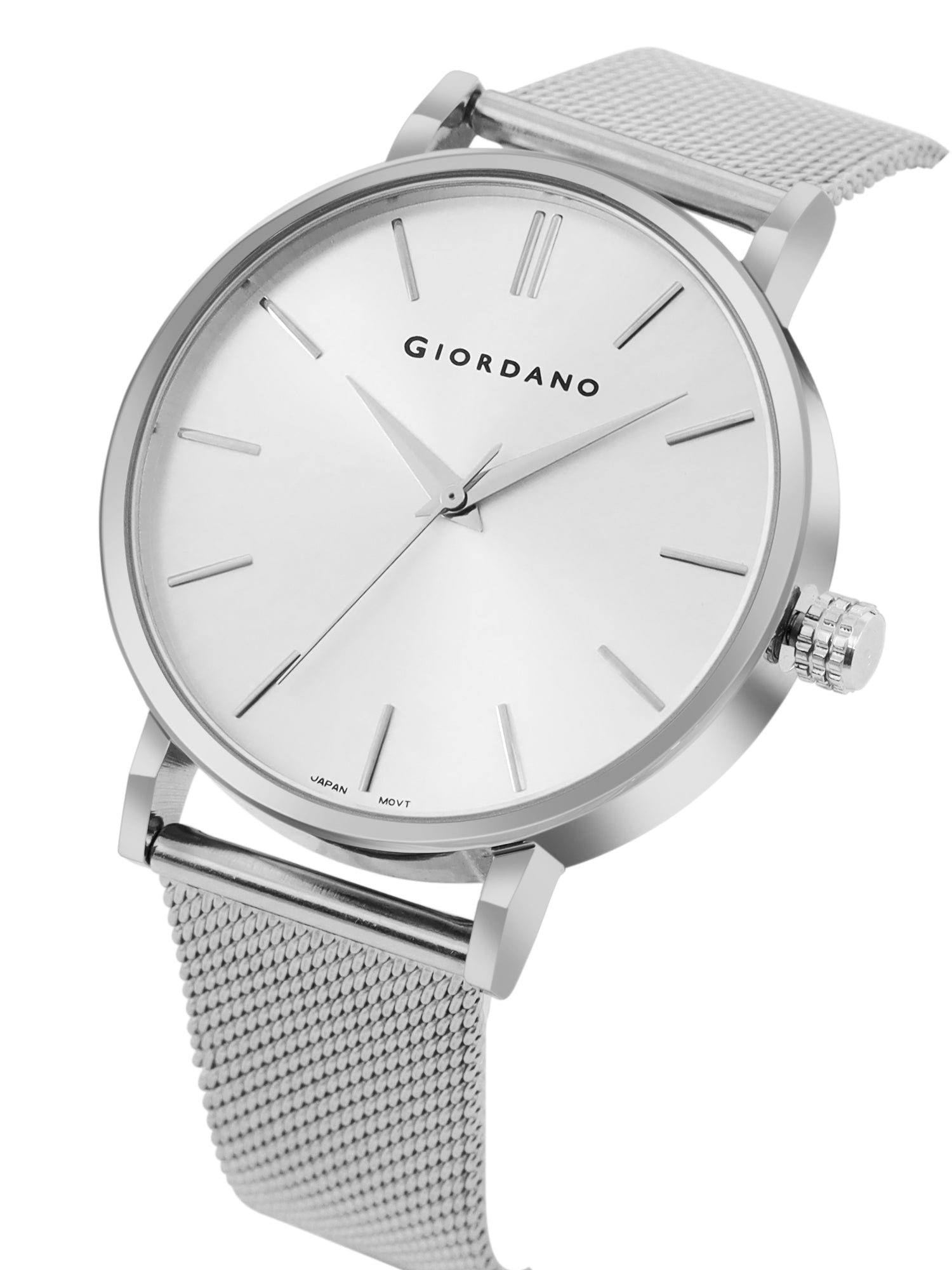 Giordano Analog Watch for Men Stylish Metal Strap| 3 Hands Mechanism with Water Resistant Wrist Watch | GZ-50108-11