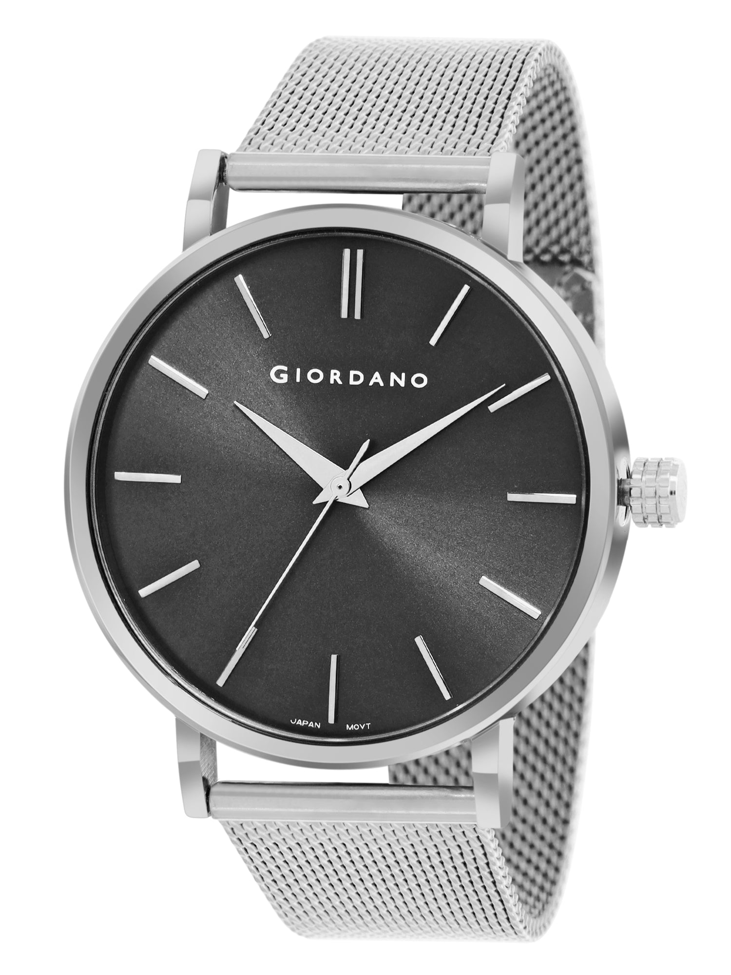 Giordano Analog Watch for Men Stylish Metal Strap| 3 Hands Mechanism with Water Resistant Wrist Watch | GZ-50108-22