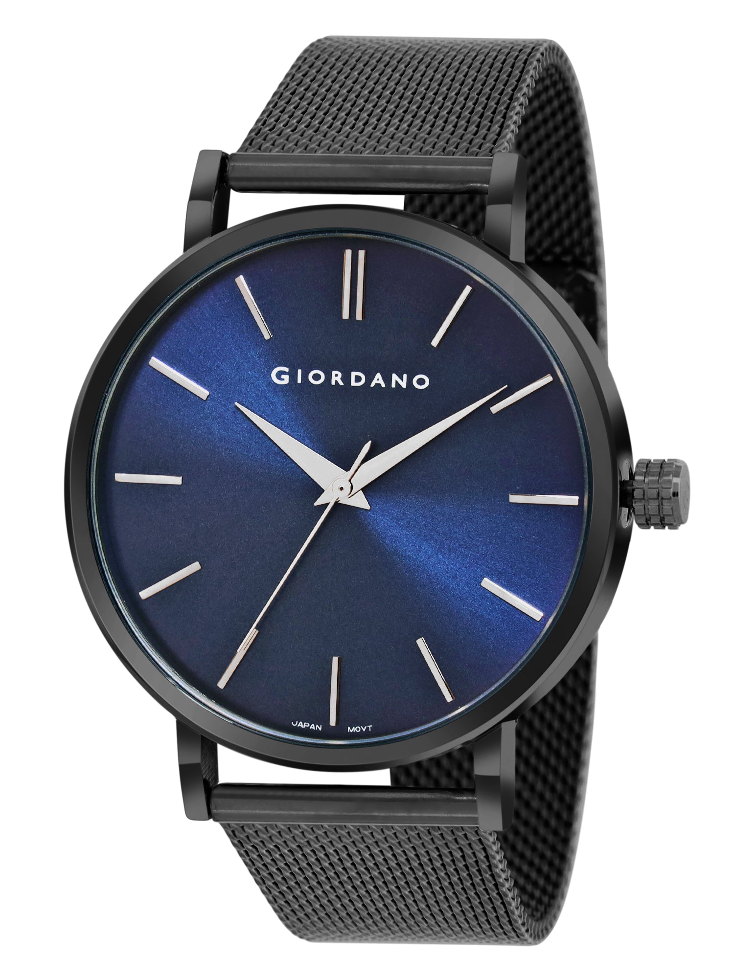Giordano Analog Watch for Men Stylish Metal Strap| 3 Hands Mechanism with Water Resistant Wrist Watch | GZ-50108-33