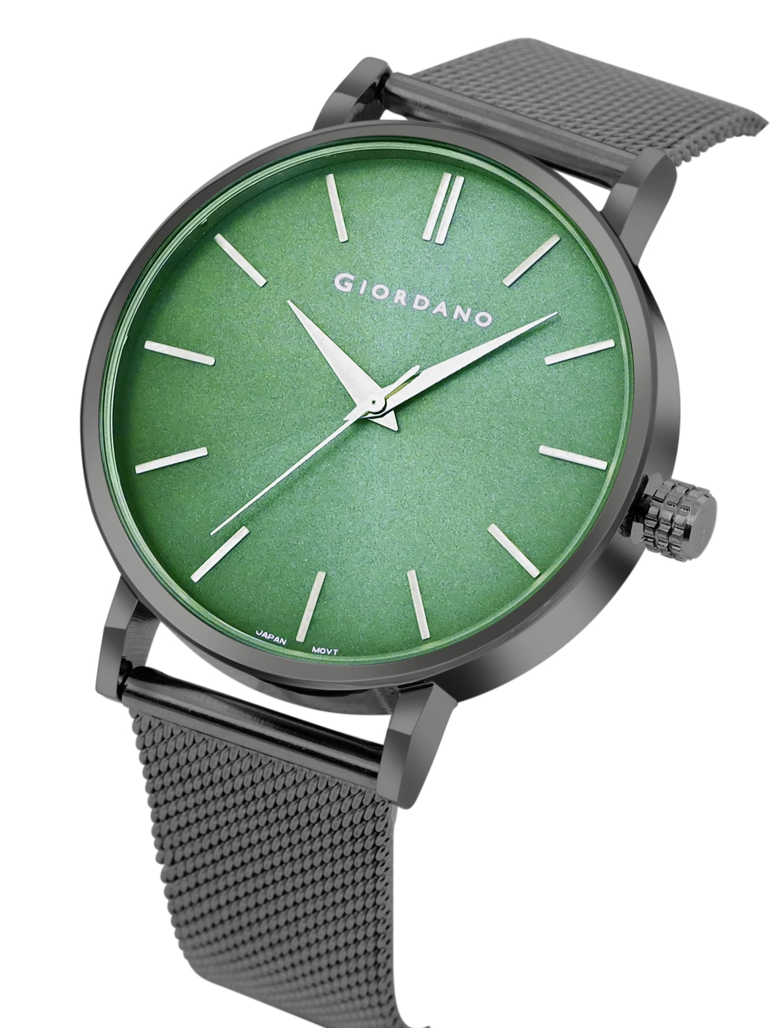 Giordano Analog Watch for Men Stylish Metal Strap| 3 Hands Mechanism with Water Resistant Wrist Watch | GZ-50108-44