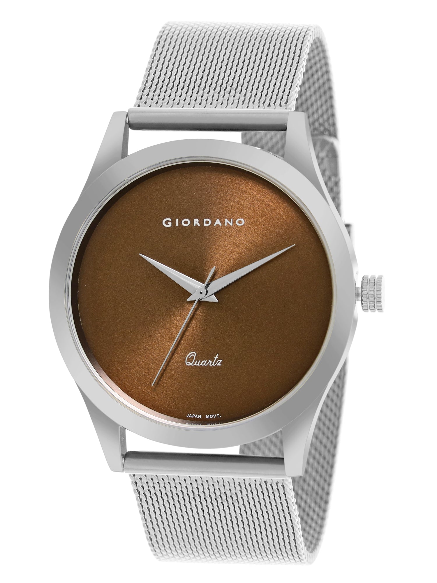 Giordano Analog Watch for Men Stylish Metal Strap| 3 Hands Mechanism with Water Resistant Wrist Watch | GZ-50111-11