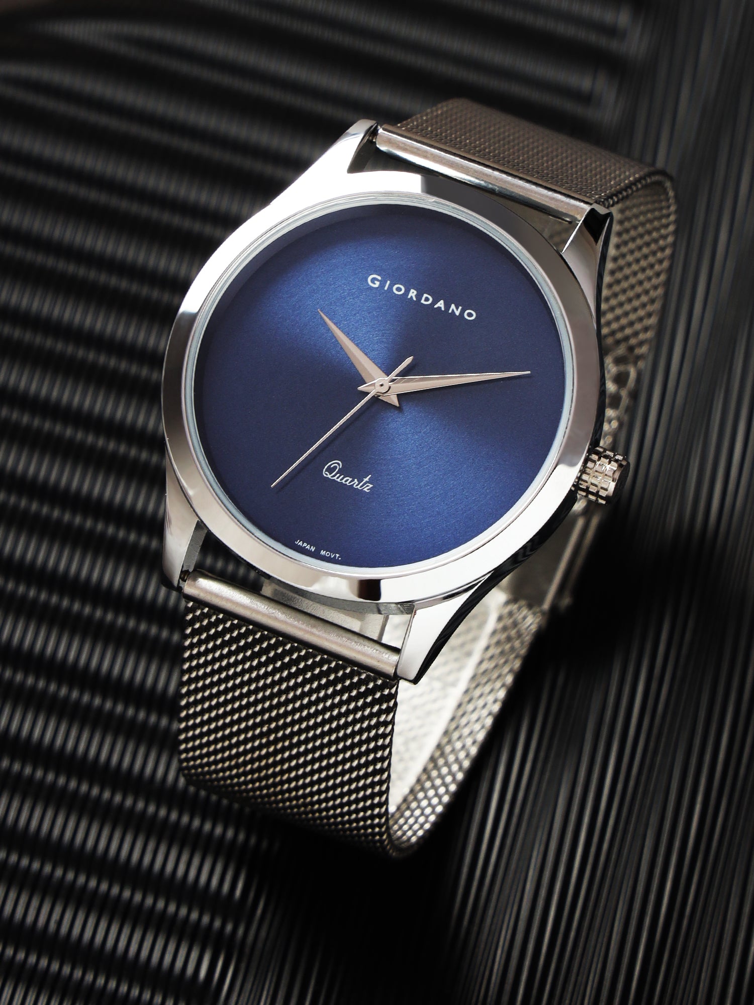 Giordano Analog Watch for Men Stylish Metal Strap| 3 Hands Mechanism with Water Resistant Wrist Watch | GZ-50111-22