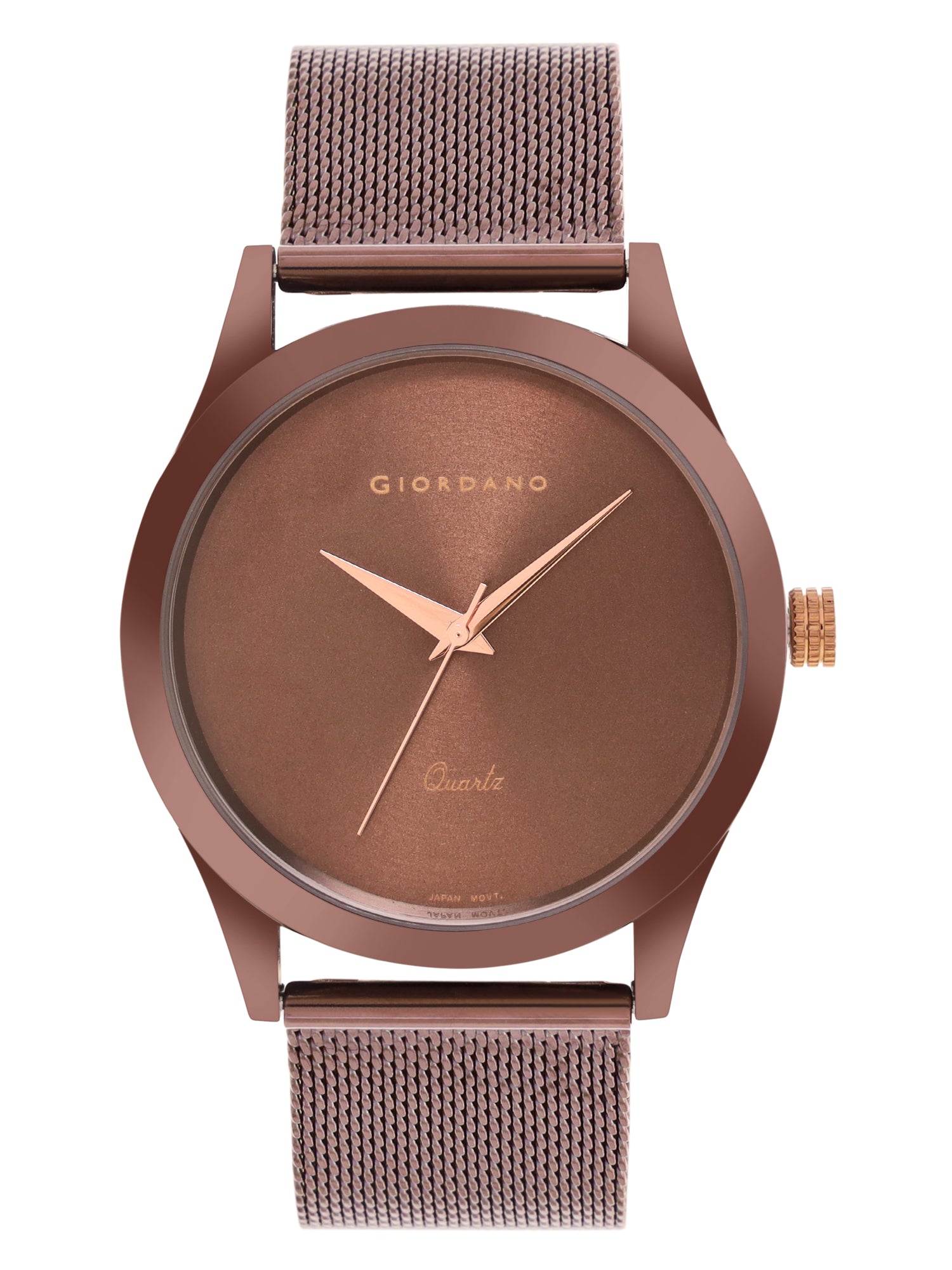 Giordano Analog Watch for Men Stylish Metal Strap| 3 Hands Mechanism with Water Resistant Wrist Watch | GZ-50111-33