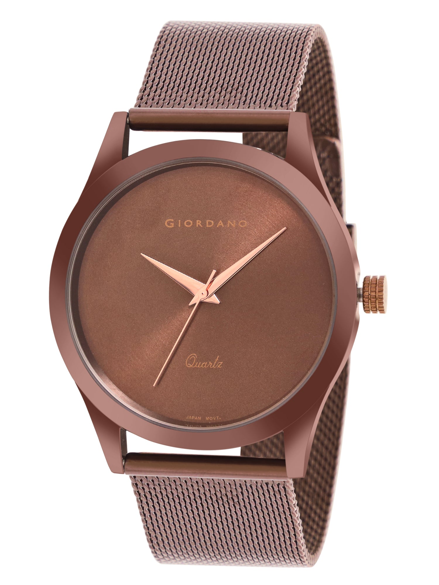 Giordano Analog Watch for Men Stylish Metal Strap| 3 Hands Mechanism with Water Resistant Wrist Watch | GZ-50111-33