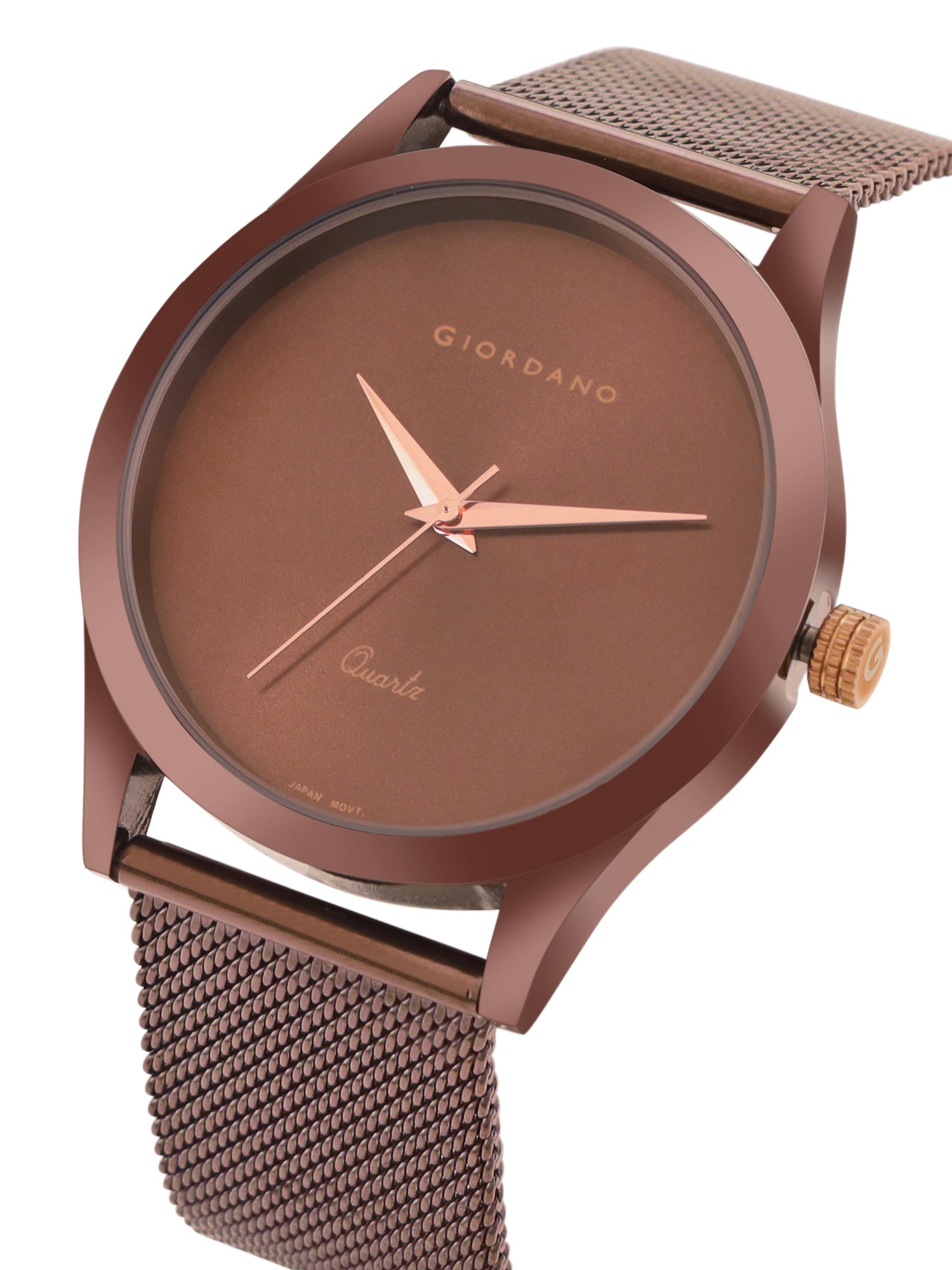 Giordano Analog Watch for Men Stylish Metal Strap| 3 Hands Mechanism with Water Resistant Wrist Watch | GZ-50111-33